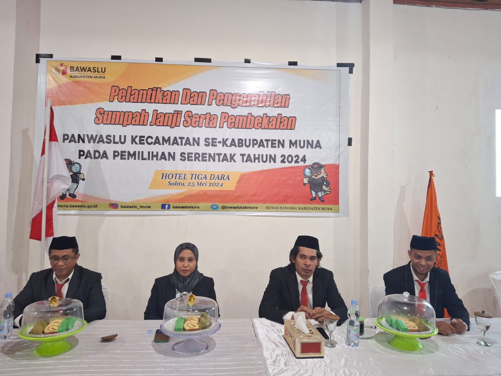 Pelantikan Panwaslu Kecamatan Tahun 2024