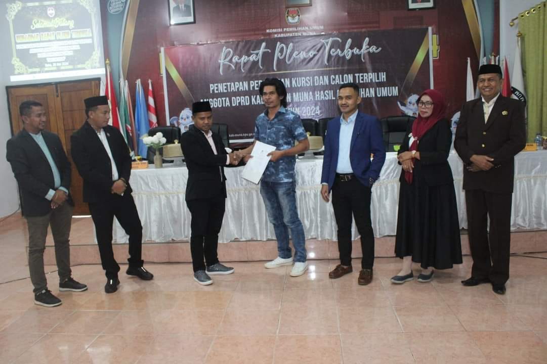 Rapat Pleno Terbuka Penetapan Perolehan Kursi Partai Politik