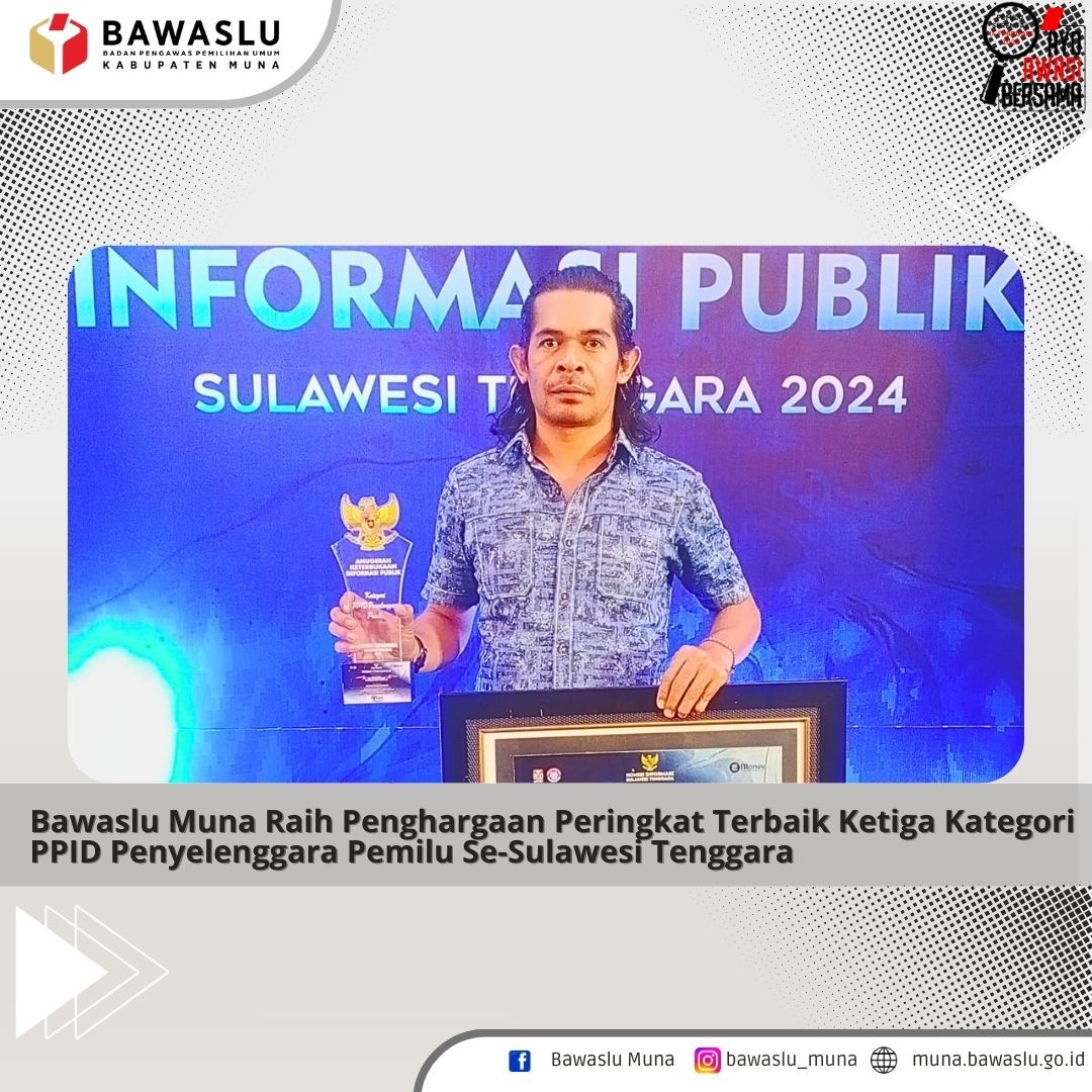 Penghargaan PPID Penyelenggaraan Pemilu Se-Sultra