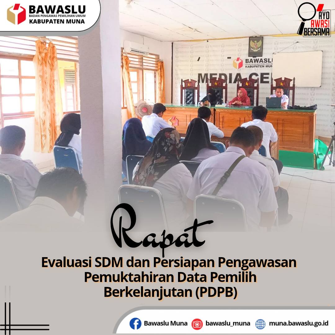 Rapat Evaluasi Sumber Daya Manusia (SDM)