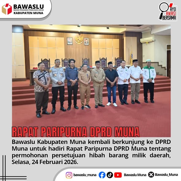 Rapat Paripurna DPRD Muna