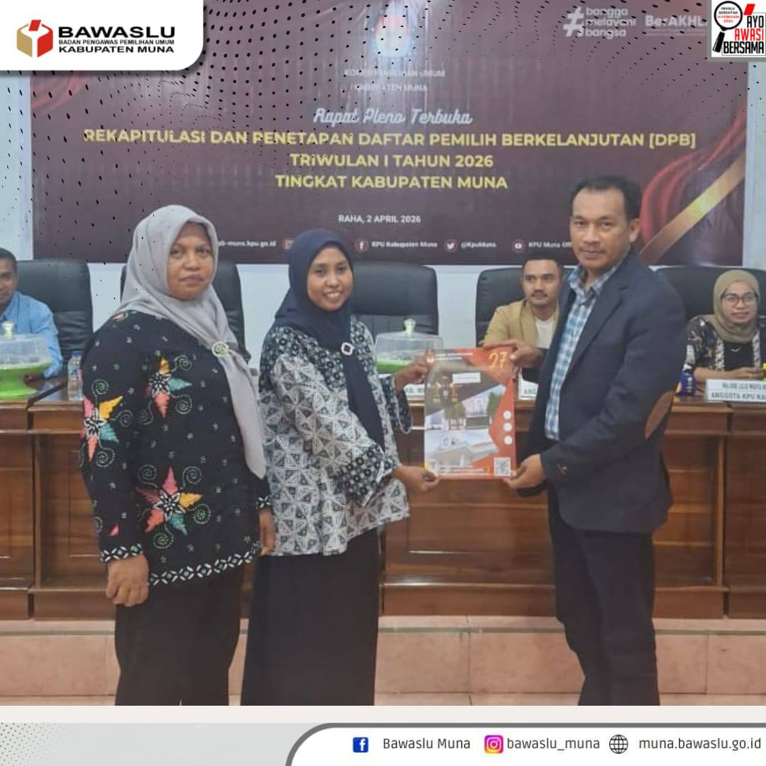Rekapitulasi dan Penetapan Daftar Pemilih Berkelanjutan Triwulan I Tahun 2026