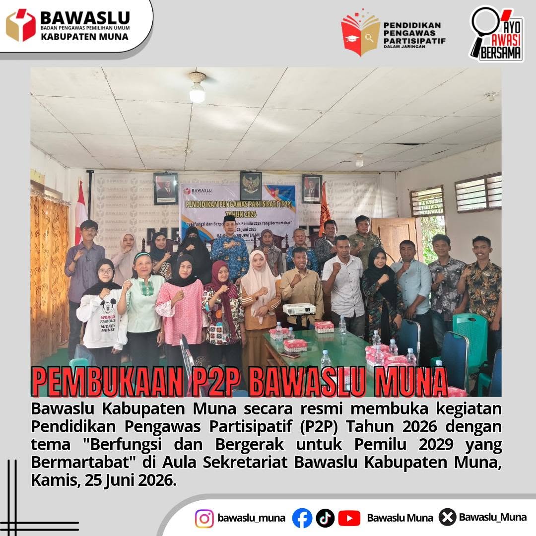 Pendidikan Pengawas Partisipatif (P2P)