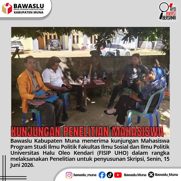 kunjungan Mahasiswa Program Studi Ilmu Politik Fakultas Ilmu Sosial dan Ilmu Politik