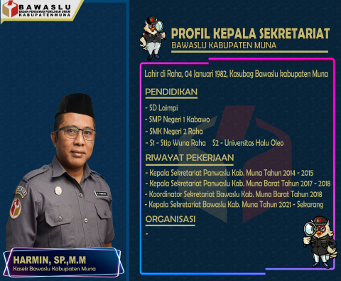 Kepala Sekretariat Bawaslu Kabupaten Muna