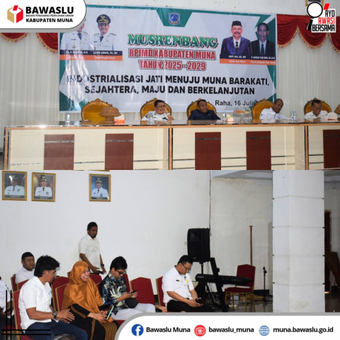 Musyawarah Perencanaan Pembangunan (Musrenbang) Rancangan Perencanaan Pembangunan Jangka Menengah Daerah (RPJMD) Kabupaten Muna Tahun 2025-2029