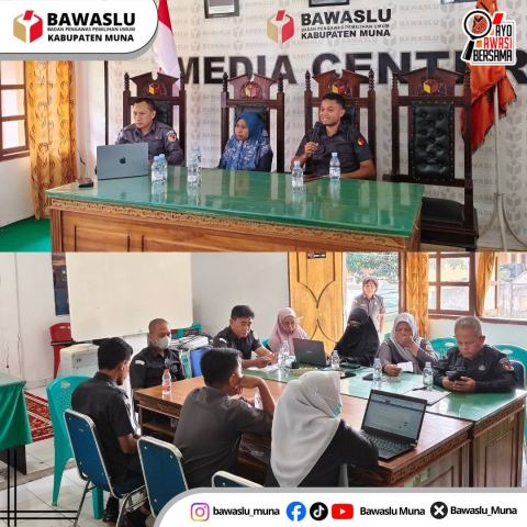 Rapat Internal Bawaslu Muna 15 juni 2026
