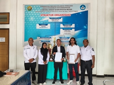 Kerja sama dengan Kantor Cabang Dinas (KCD) Pendidikan dan Kebudayaan Kabupaten Muna