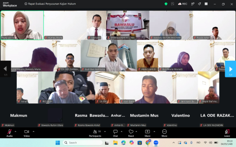 Rapat Evaluasi Penyusunan Kajian Hukum