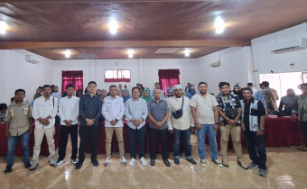 Bawaslu Kabupaten Muna Melakukan Bimtek Pengawasan Pendistribusian Logistik Pemilu Tahun 2024