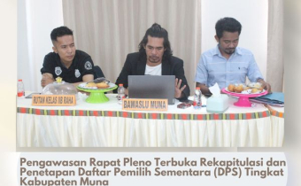 Pleno Terbuka Rekapitulasi dan Penetapan Daftar Pemilih Sementara (DPS)