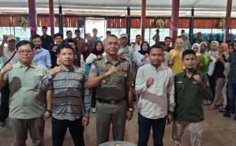 Rapat Koordinasi mempersiapkan Penertiban Alat Peraga Kampanye di Masa Tenang