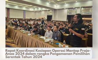 Rapat Koordinasi Lintas Sektoral Kesiapan Operasi "Mantap Praja Anoa-2024"