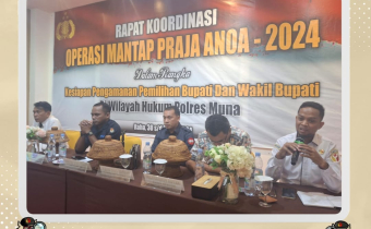 Rapat Koordinasi Operasi Mantap Praja Anoa-2024