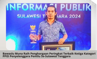 Penghargaan PPID Penyelenggaraan Pemilu Se-Sultra