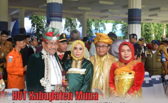 pelaksanaan Upacara Peringatan Hari Ulang Tahun (HUT) ke 66 Kabupaten Muna