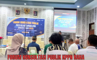 Forum Konsultasi Publik (FKP) KPPN Raha Tahun 2025