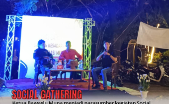 Social Gathering yang diselenggarakan oleh BEM Fakultas Hukum UKPM bekerja sama dengan BEM Se-Kabupaten Muna