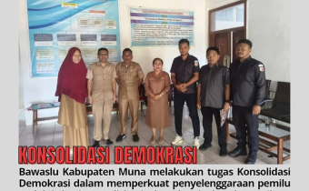 Diskusi demokrasi dan kepemiluan bersama Instansi Badan Kesatuan Bangsa dan Politik (Kesbangpol)