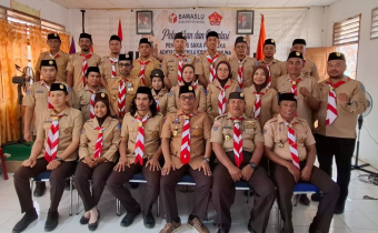 Saka Pramuka Rintisan Adhyasta Pemilu Tingkat Kwartir Cabang Muna 